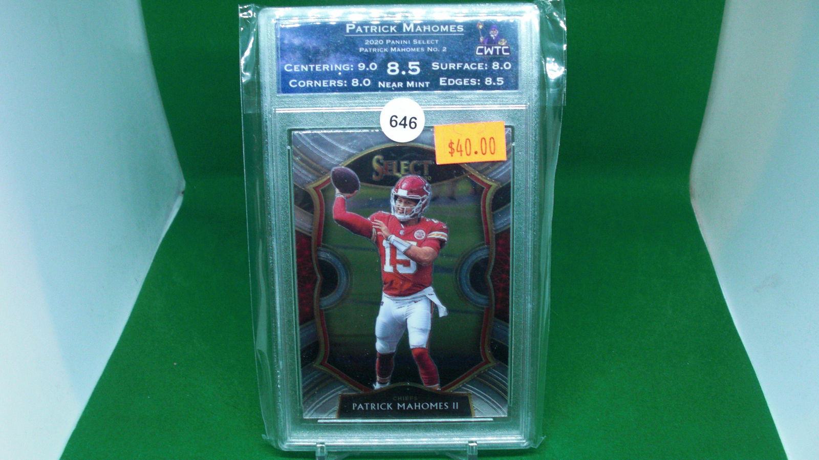 CWTC graded patrick mahomes select concourse (1 of 1)