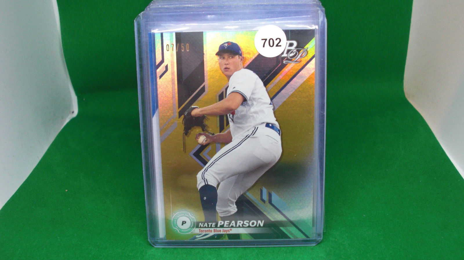 Nate Pearson Bowman platinum gold rookie 07/50 (1 of 1)