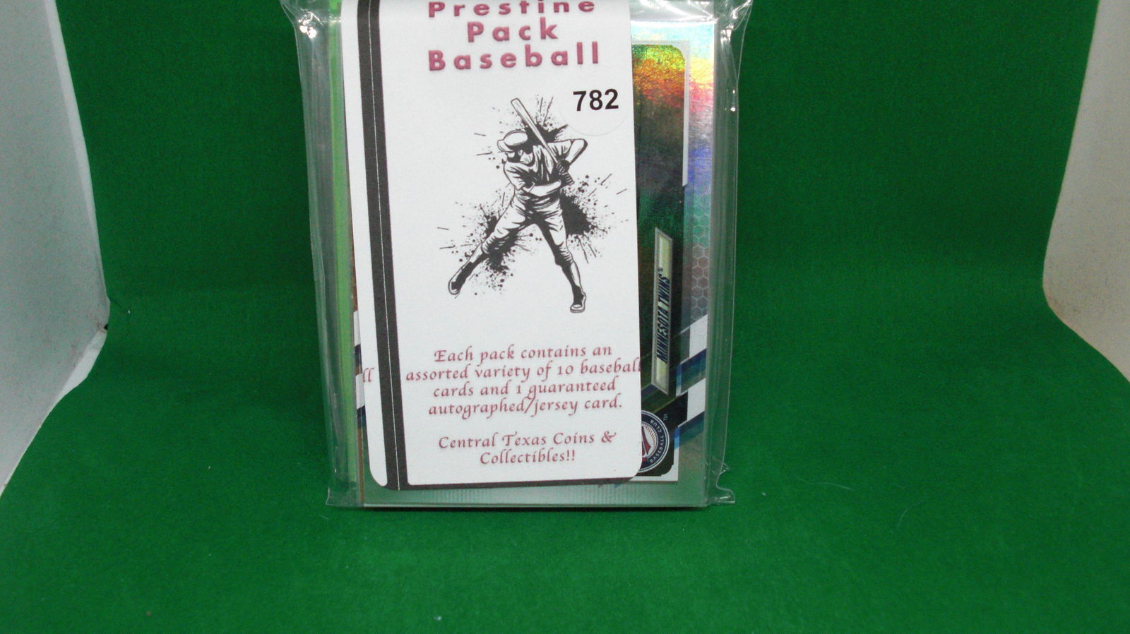 prestine pack baseball auto or relic guaranteed (1 of 1)