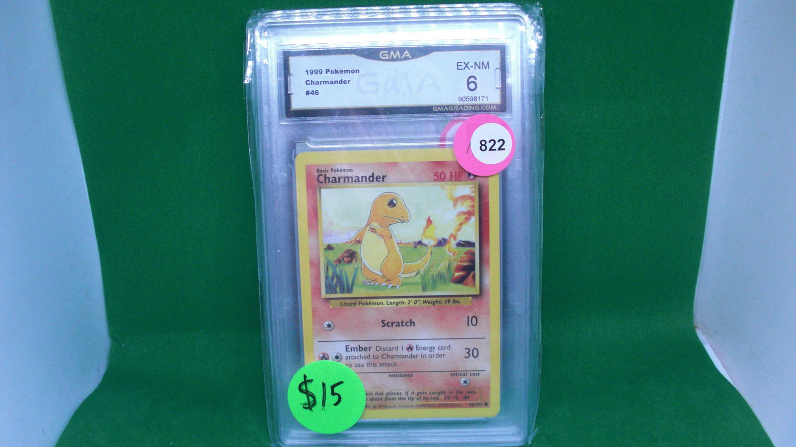 gma graded 6 1999 charmander (1 of 1)