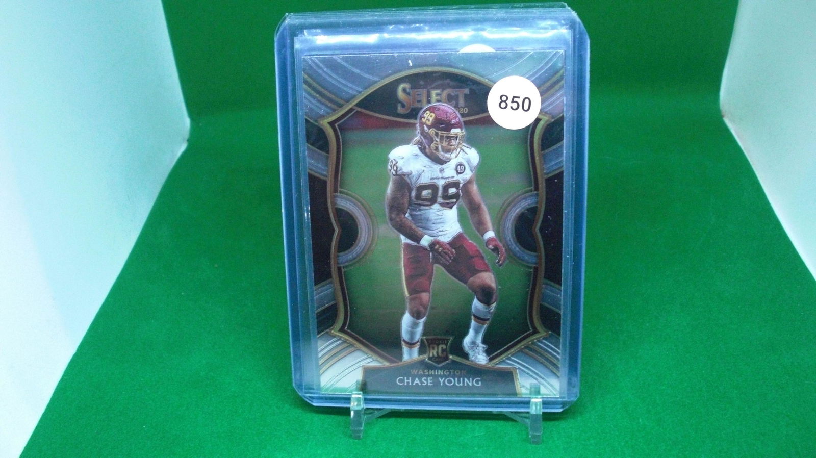 chase young rookie card (1 of 1)