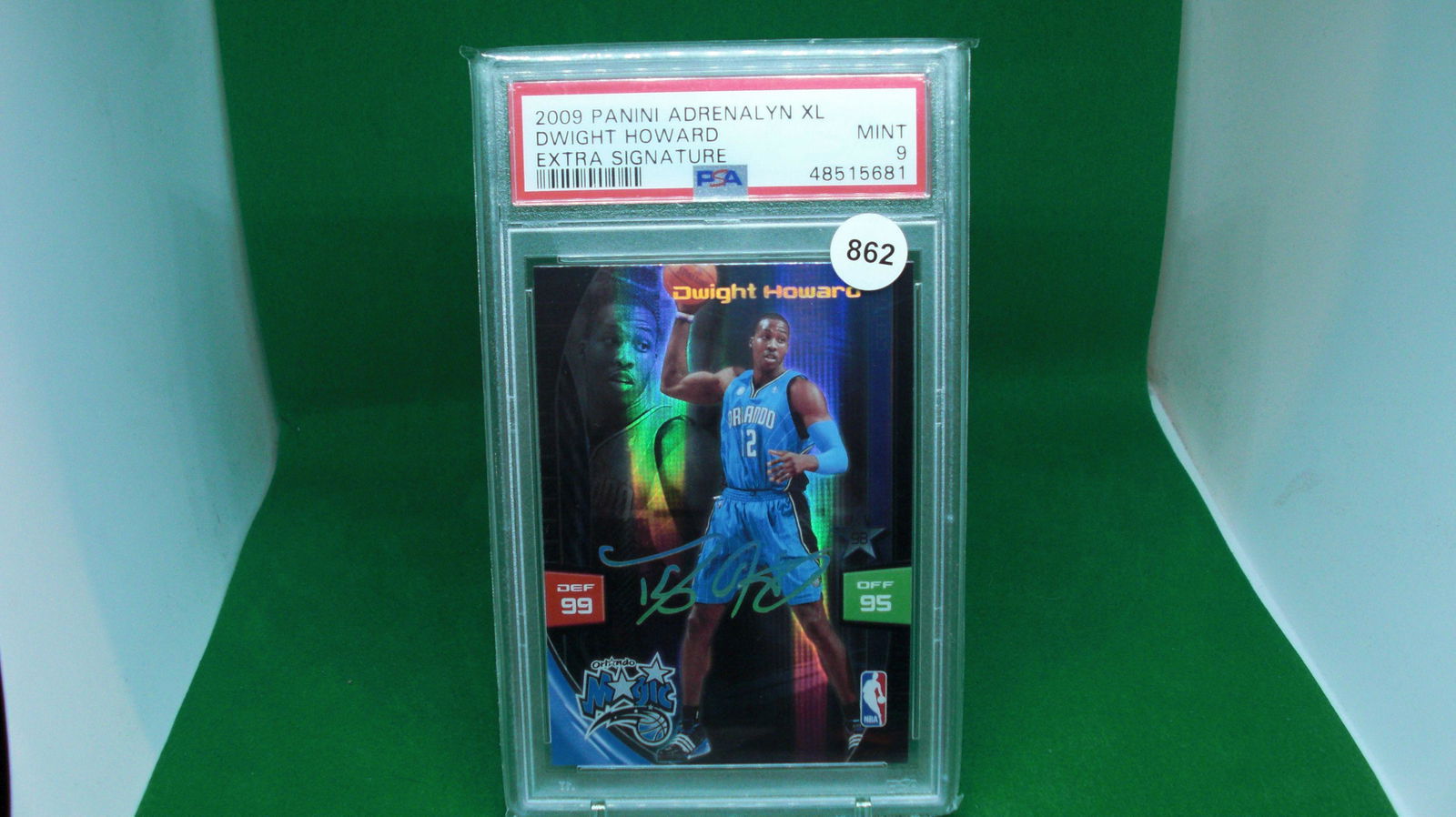 psa 9 mint dwight howard tcg extra signature (1 of 1)