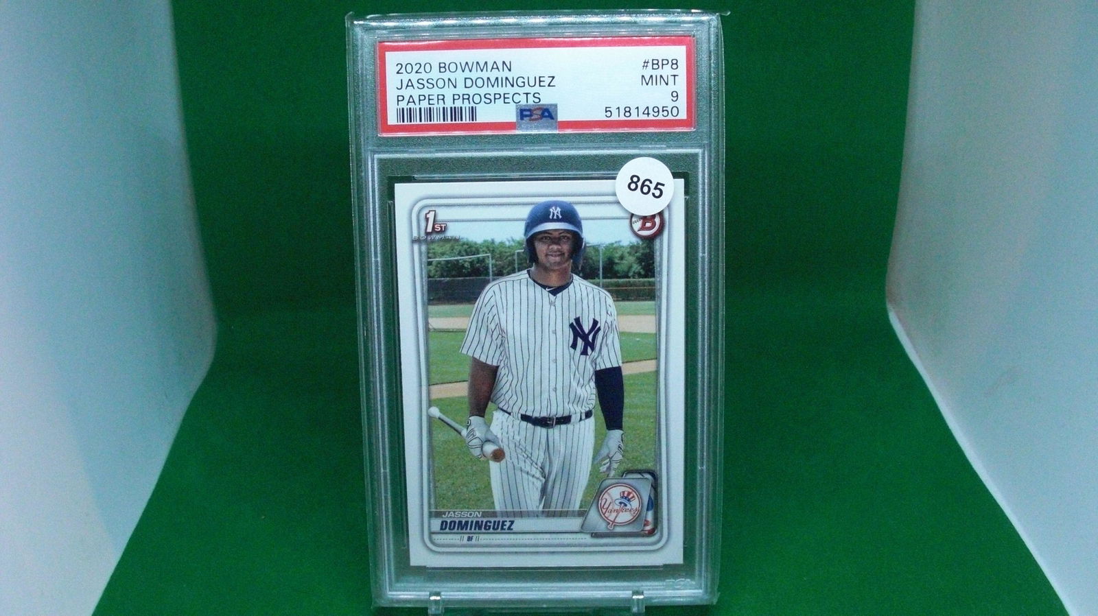 psa 9 mint jasson dominguez 1st bowman (1 of 1)