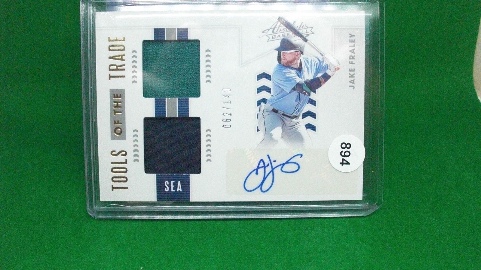 jake fraley dual jersey auto 062/140 (1 of 1)