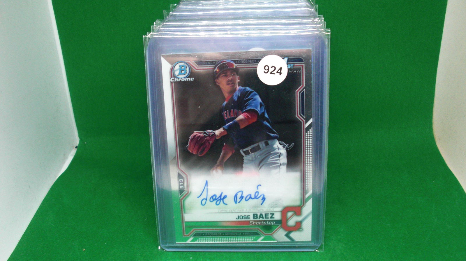 jose baez 1st bowman chrome auto (1 of 1)