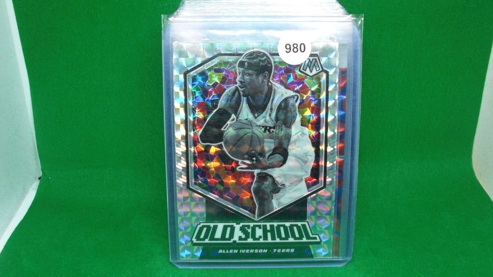 allen iverson old school silver mosaic (1 of 1)