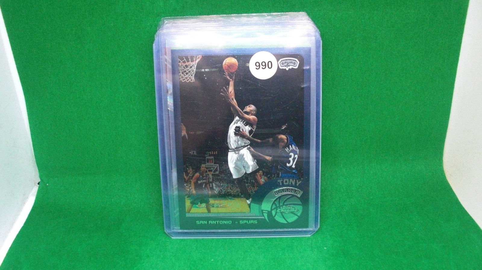 tony parker topps chrome: in top loader