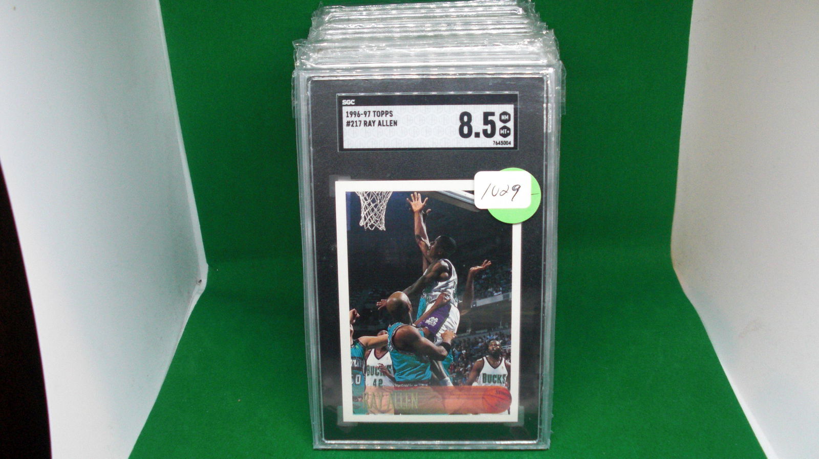 sgc graded 8.5 ray allen rookie card (1 of 1)