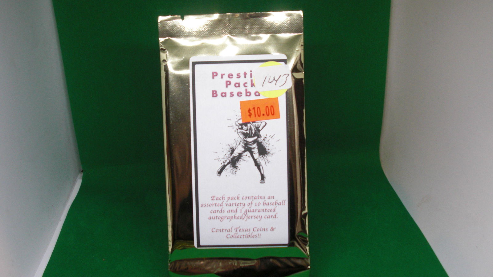 prestine pack baseball auto or relic guaranteed (1 of 1)