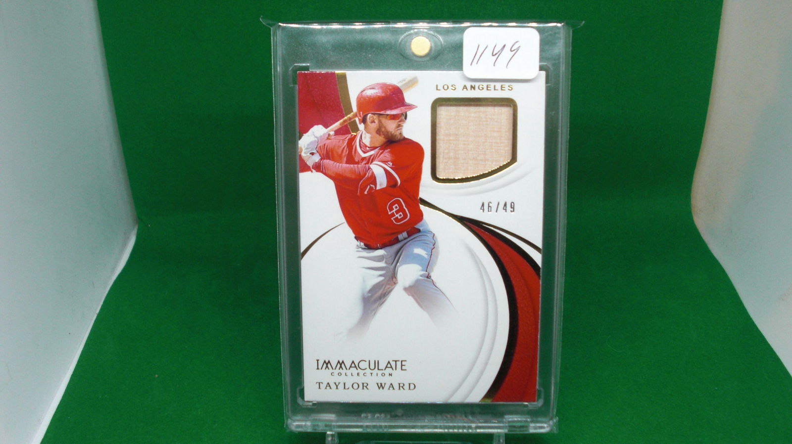 taylor ward immaculate bat relic 46/49 (1 of 1)