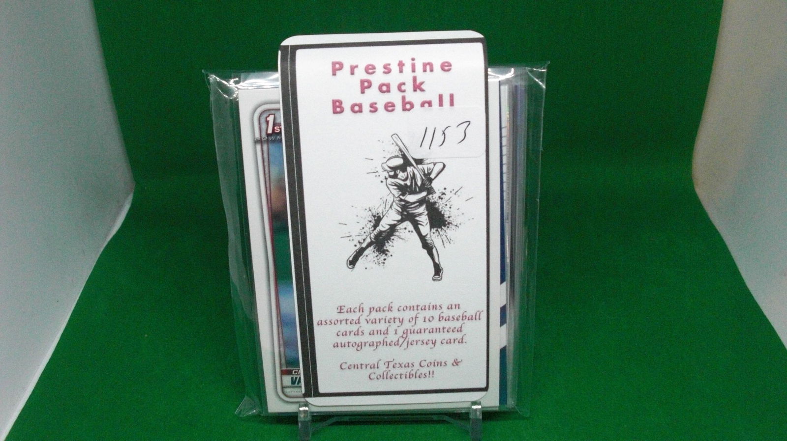 prestine pack baseball auto or relic guaranteed (1 of 1)
