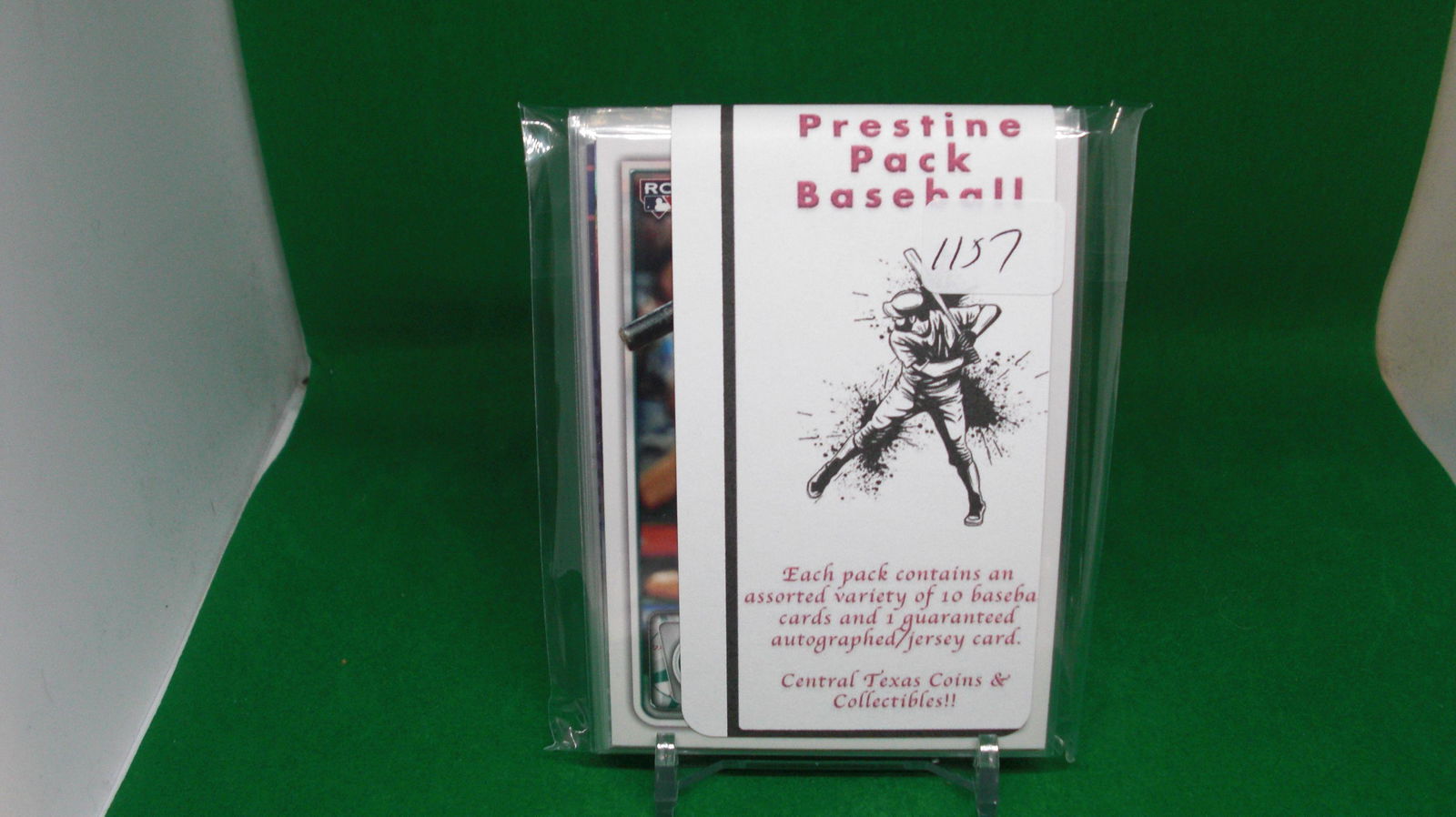 prestine pack baseball auto or relic guaranteed (1 of 1)