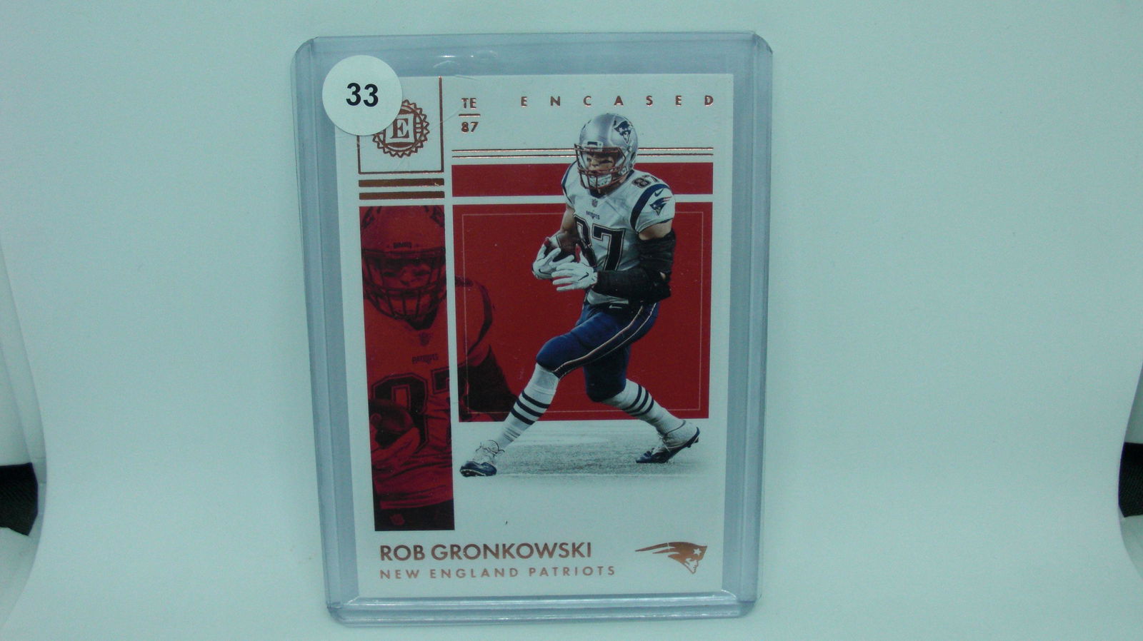 rob gronkowski panini encased thick card (1 of 1)