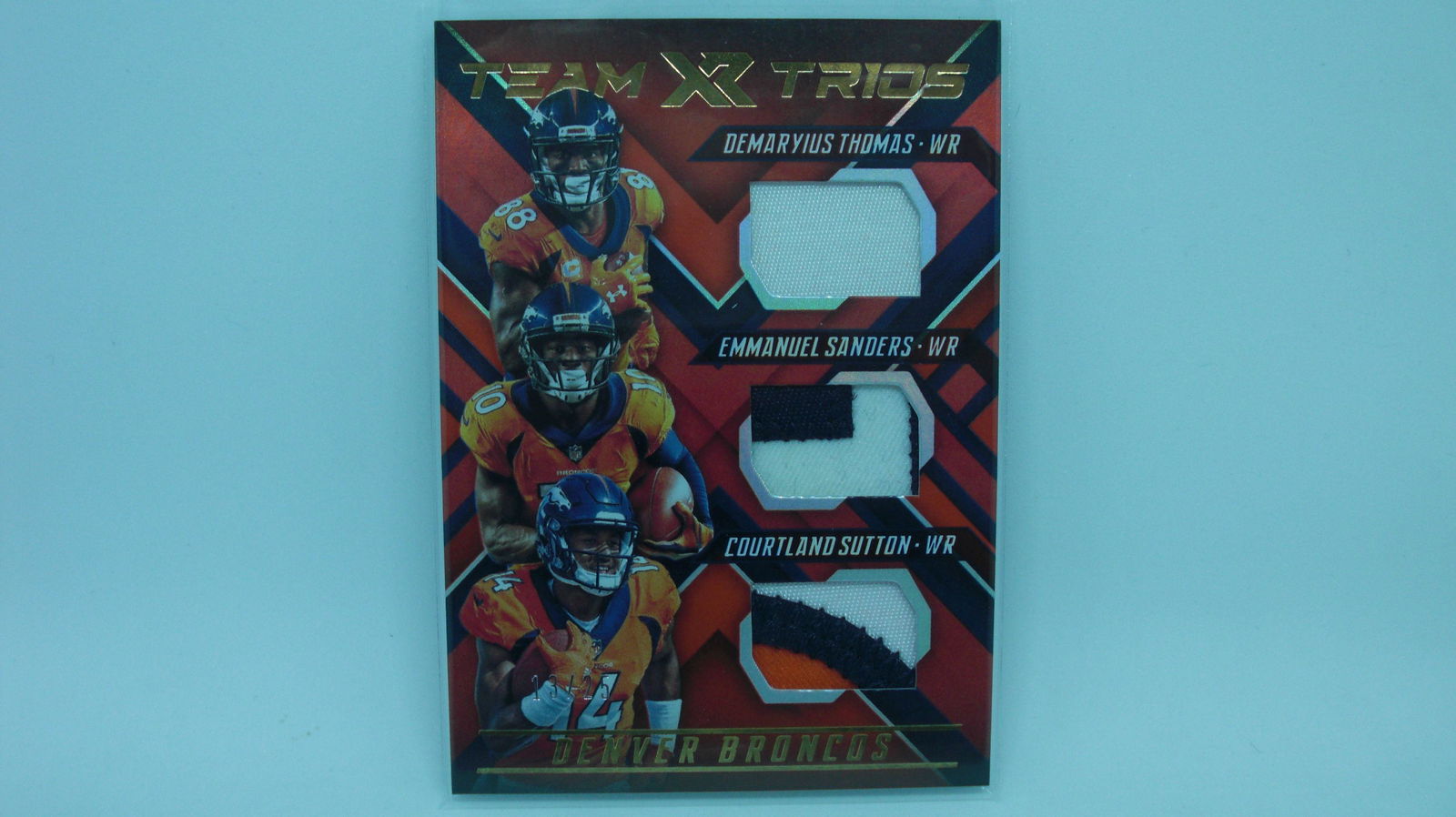 broncos Xr triple patch card 13/25 (1 of 1)