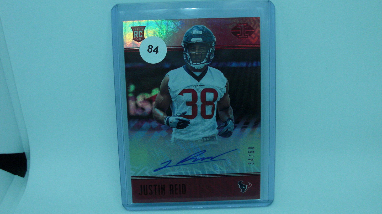 justin reid rookie auto 34/50 (1 of 1)