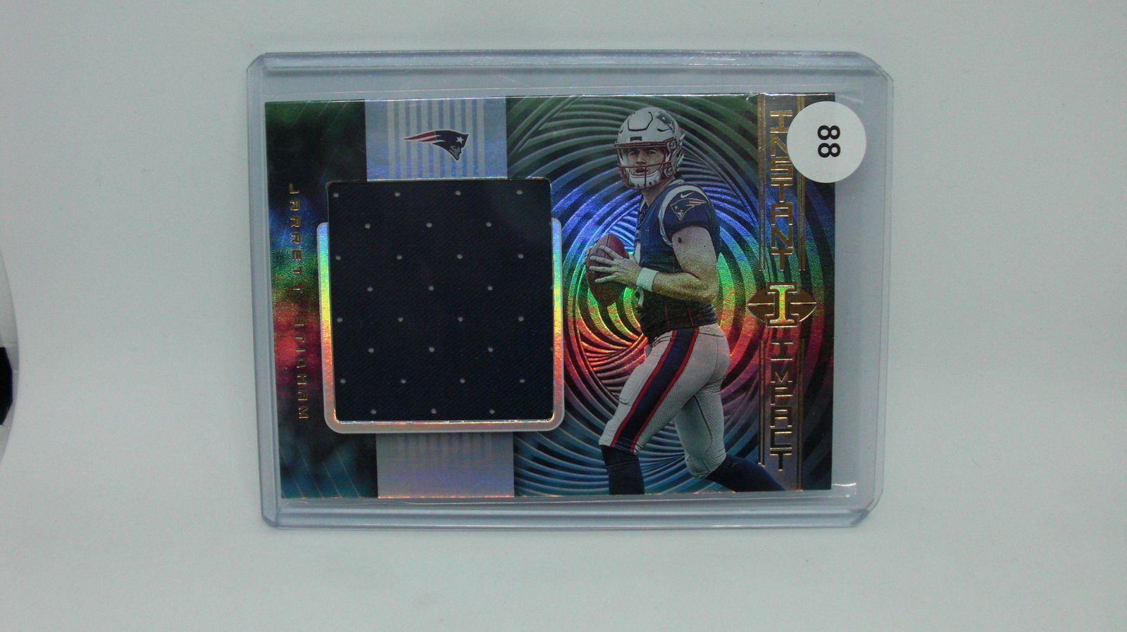 jarrett stidham rookie jersey card (1 of 1)