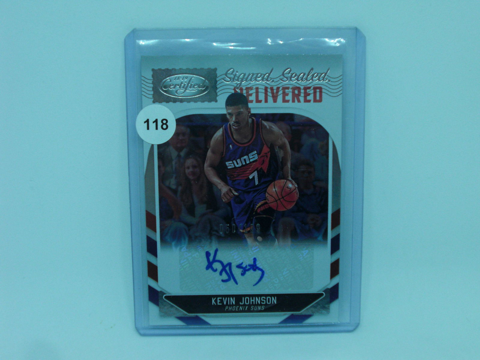 kevin johnson phoenix suns auto 050/199 (1 of 1)