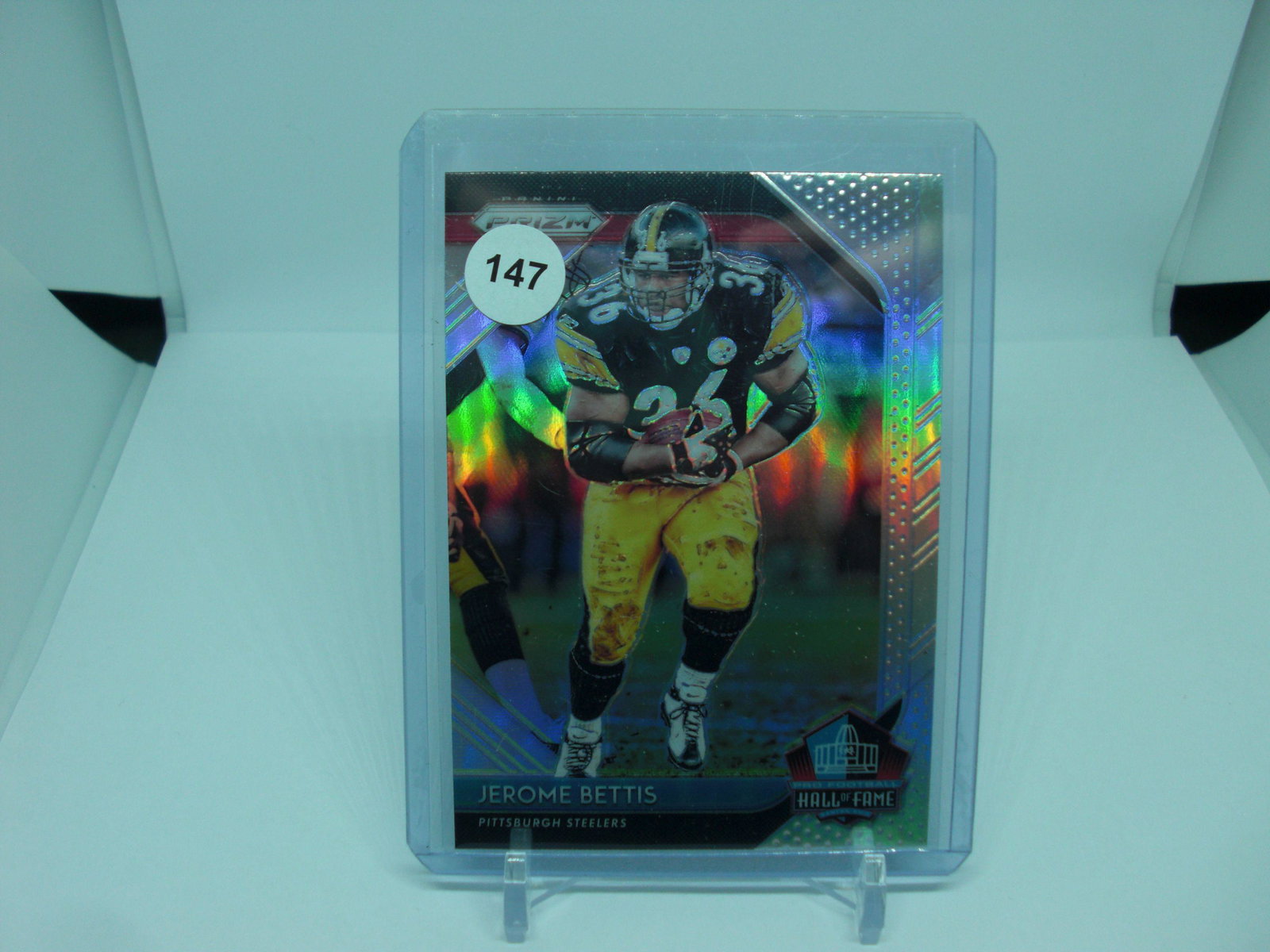 jerome bettis silver prizm hall of fame (1 of 1)