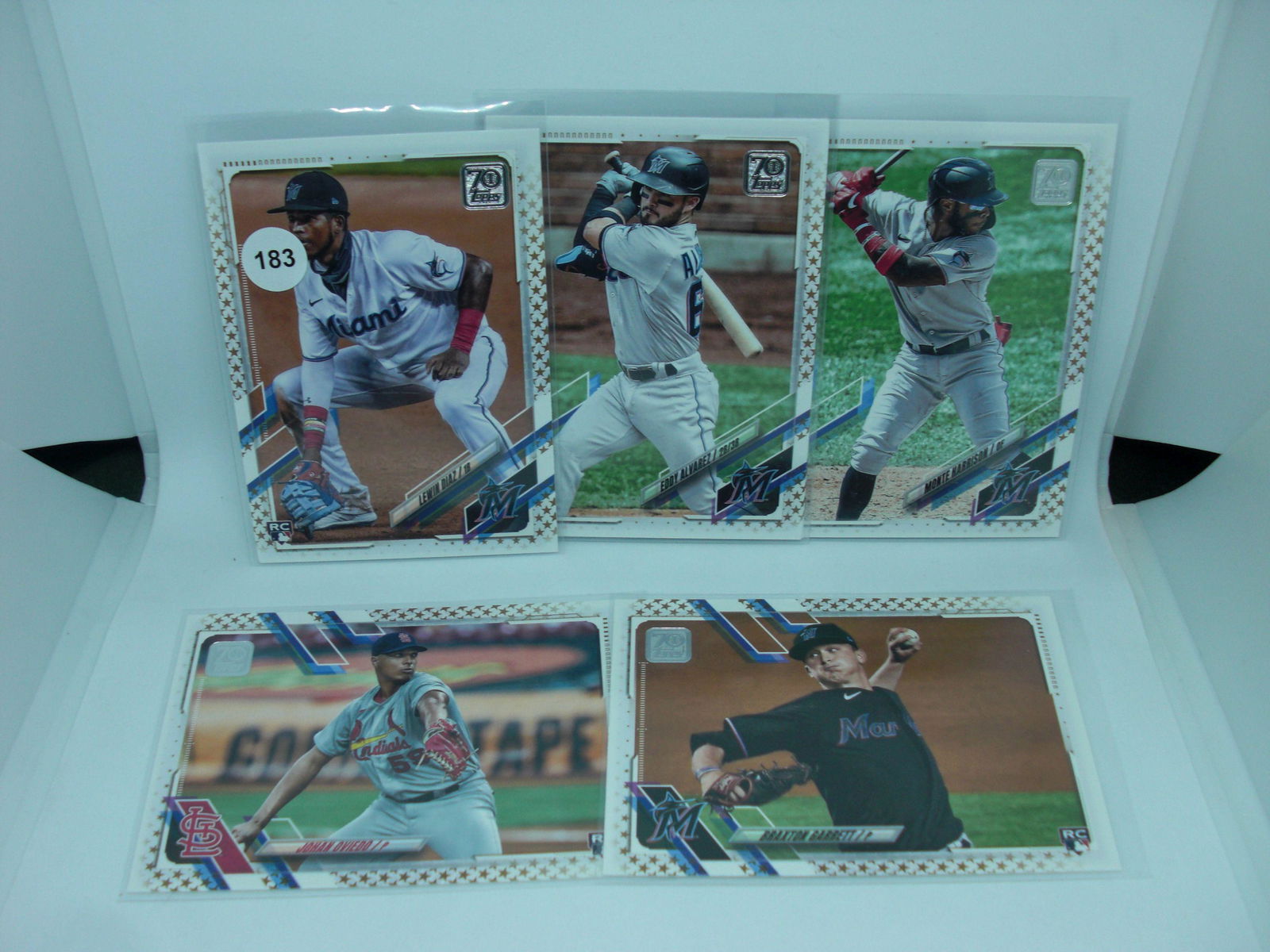 lot of 6 topps stars variation rookie cards (1 of 1)