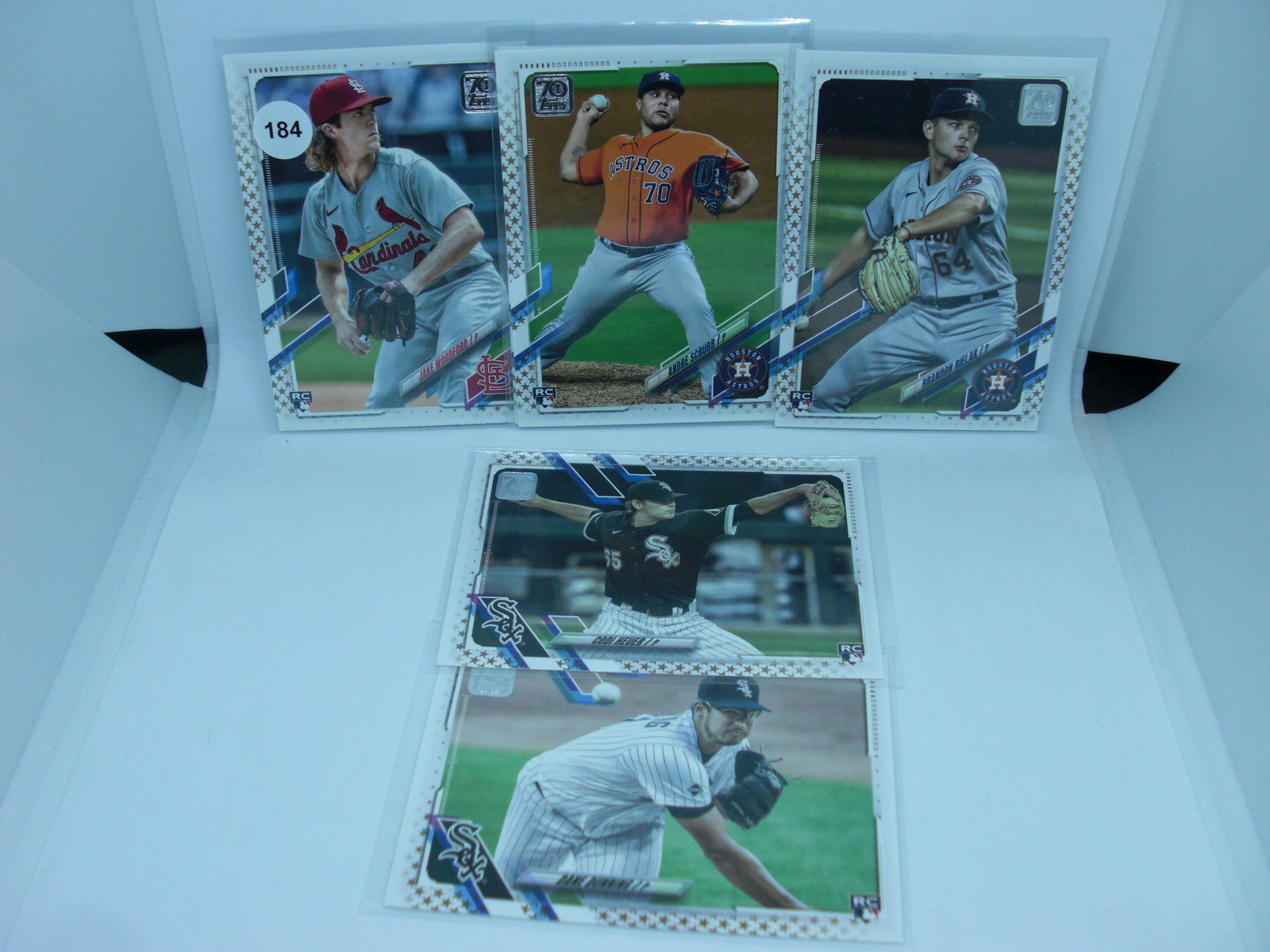 lot of 6 topps stars variation rookie cards (1 of 1)