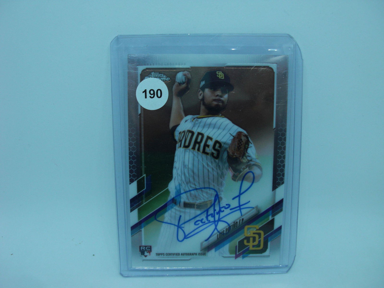 luis patino topps chrome rookie auto (1 of 1)
