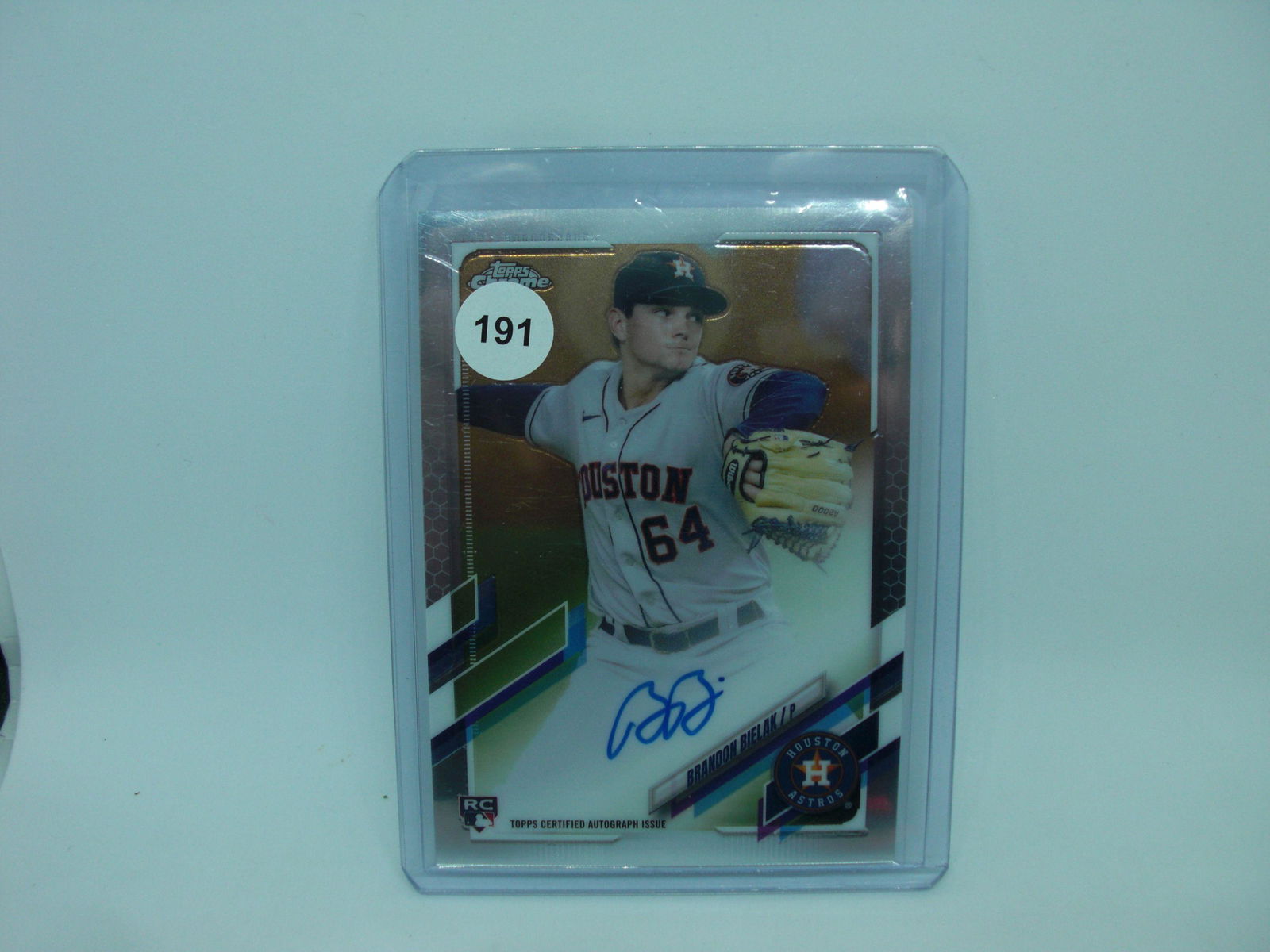 brandon bielak topps chrome rookie auto (1 of 1)