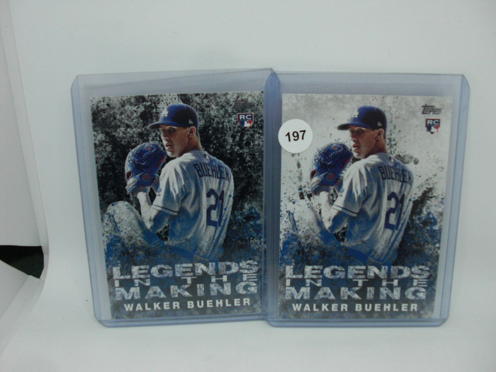 walker buehler rookie with blue parallel (1 of 1)