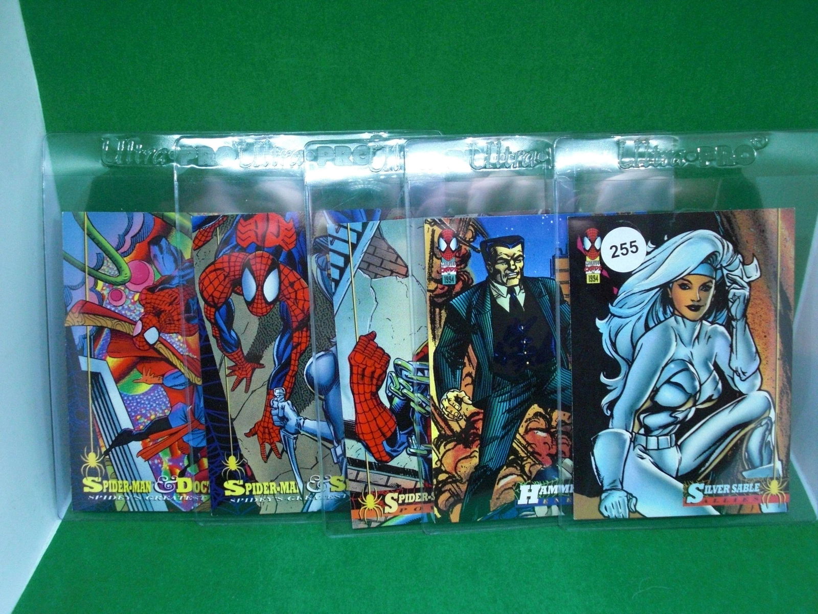 lot of 5 marvel 1994 spiderman cards (1 of 1)