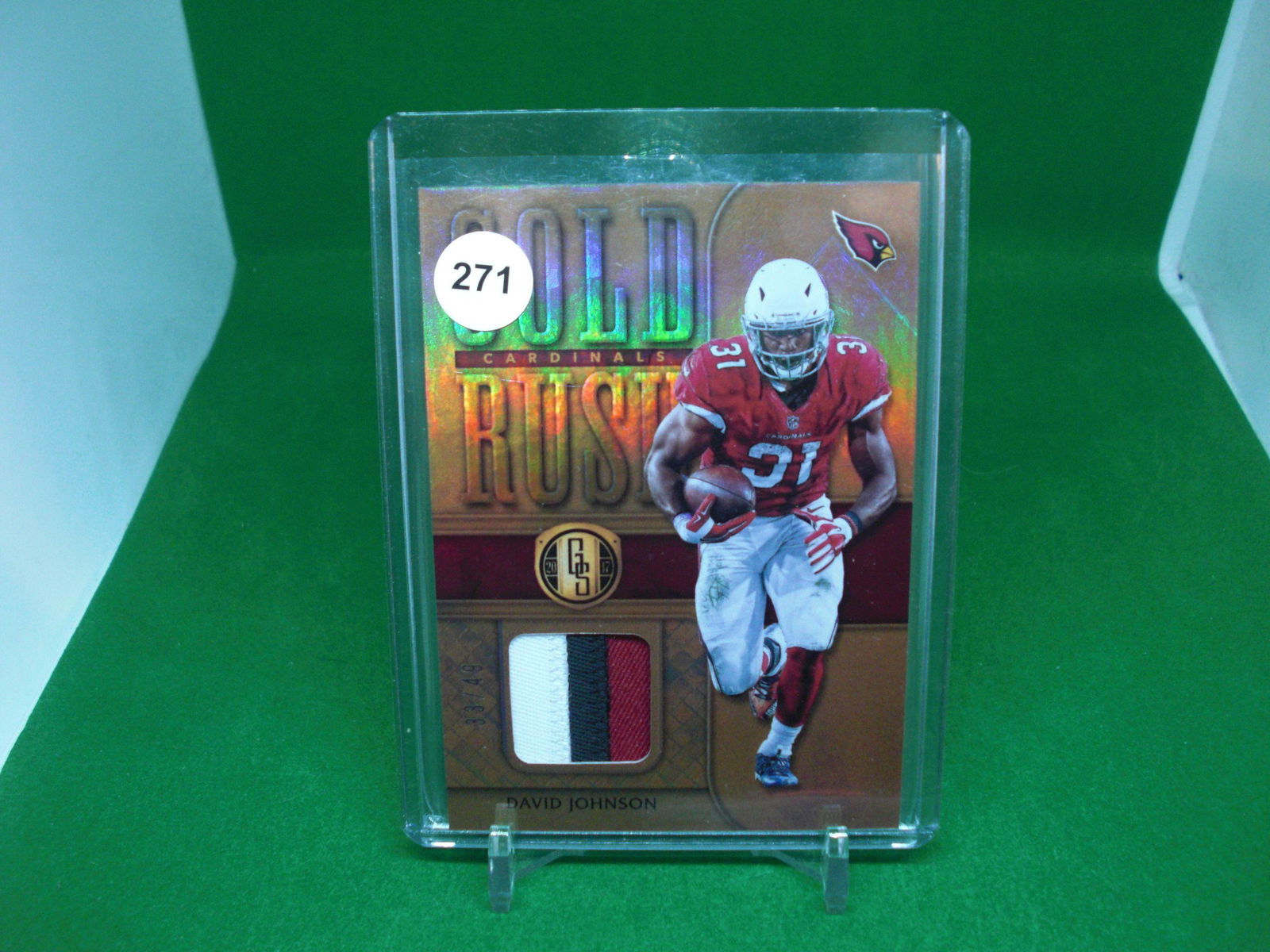 david johnson gold rush tripe patch 33/49 (1 of 1)