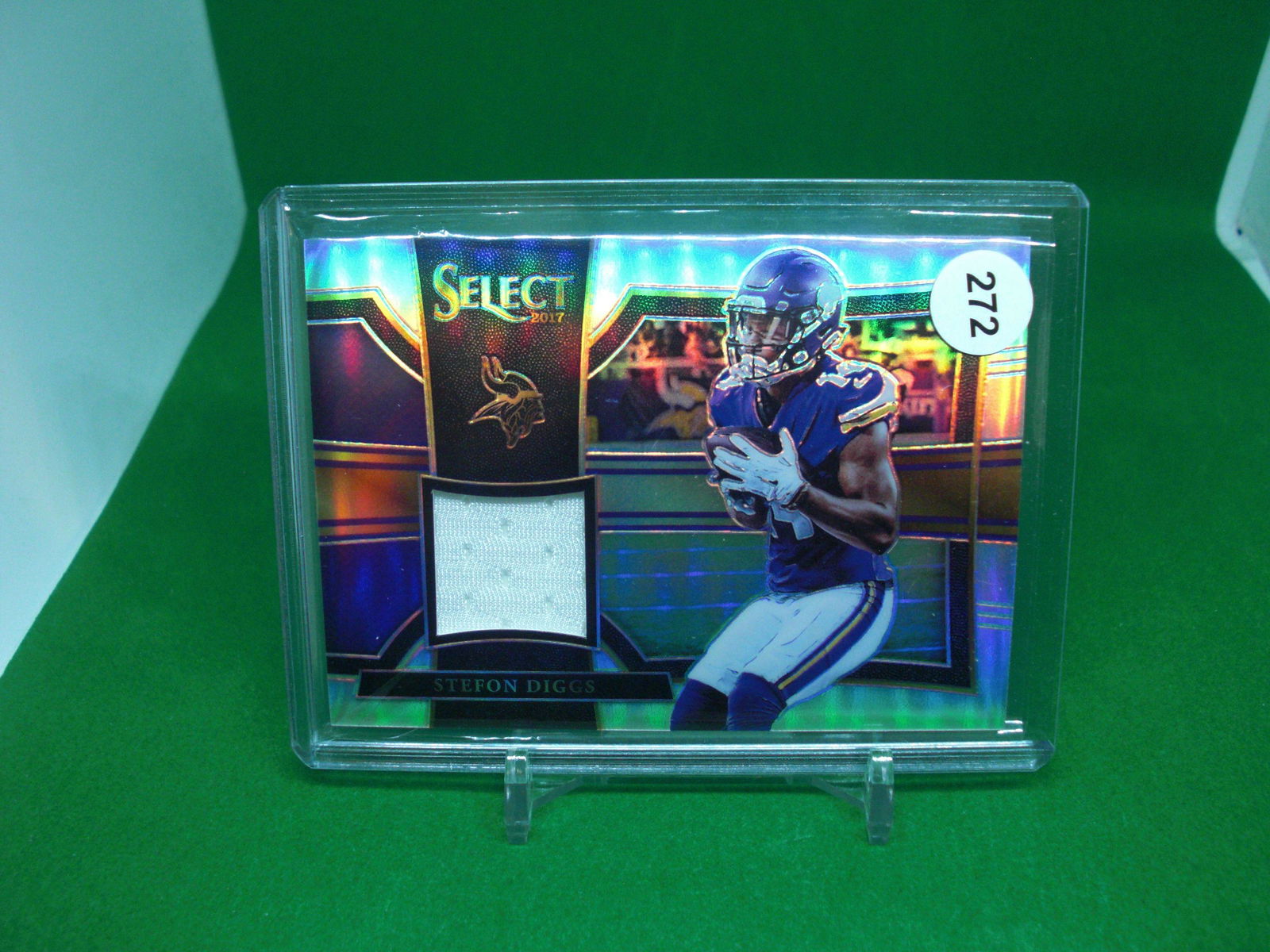 stefon diggs select silver jersey card 077/199 (1 of 1)