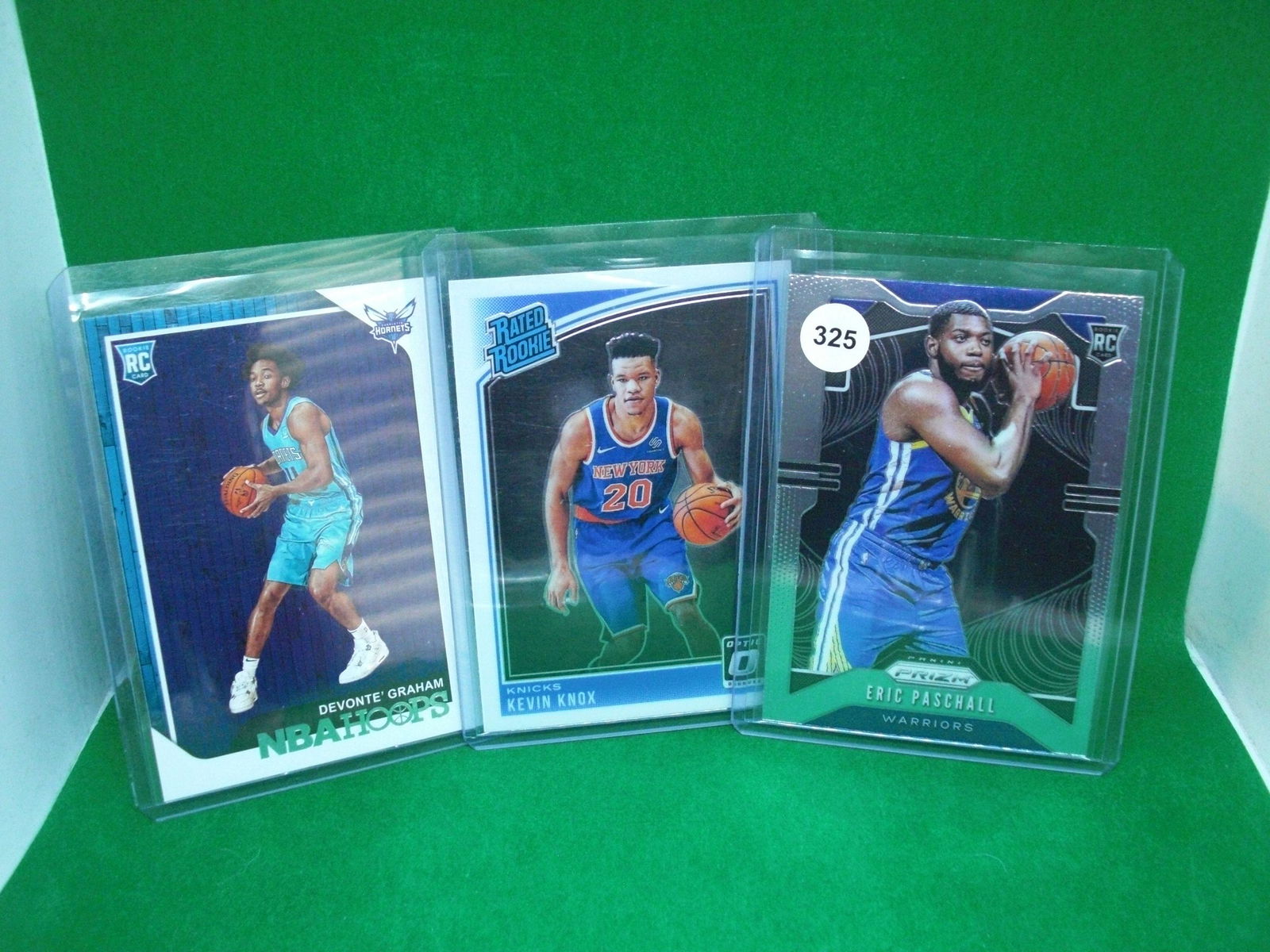 eric paschall, kevin knox, devonte graham rookie cards (1 of 1)