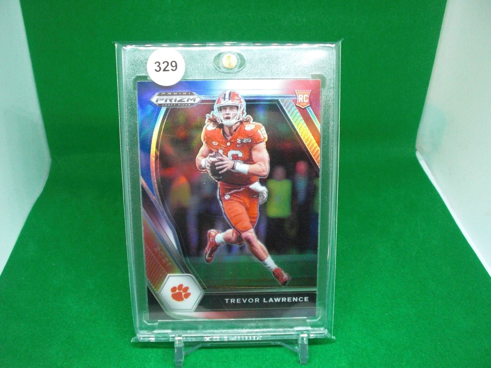 trevor lawrence red white blue prizm rookie (1 of 1)