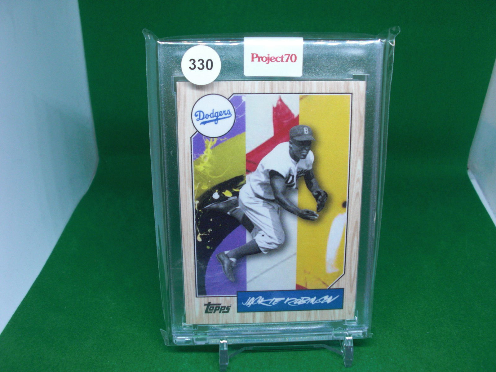 topps project 70 jackie robinson by artist futura (1 of 1)