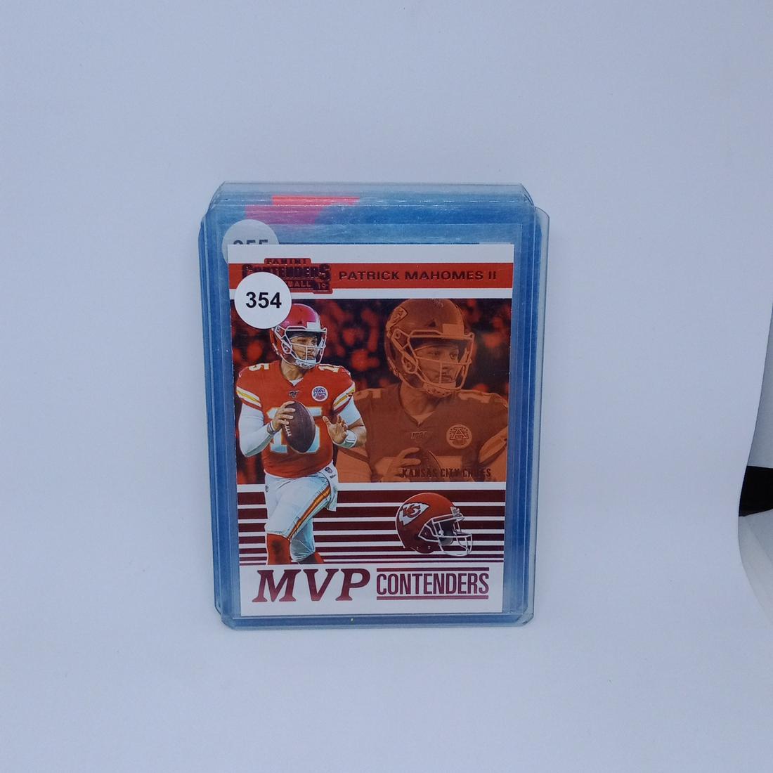 patrick mahomes mvp contenders red foil (1 of 1)