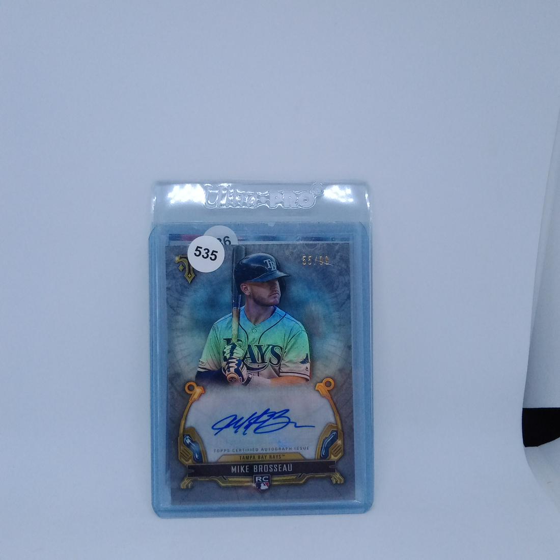 mike brosseau topps triple thread rookie auto (1 of 1)