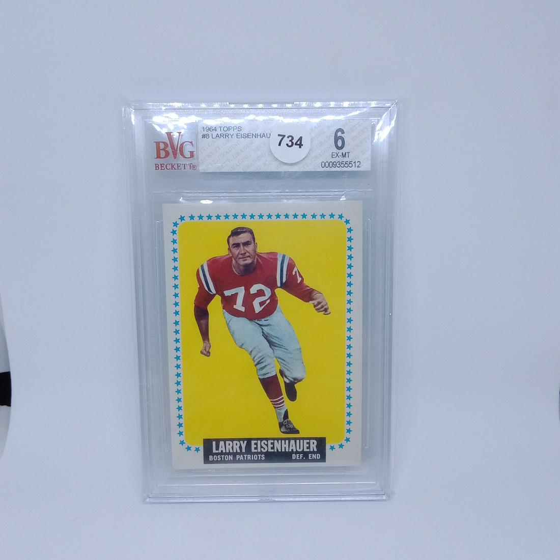 beckett vintage graded larry eisenhaurer 1964 topps: beckett vintage graded larry eisenhaurer 1964 topps
