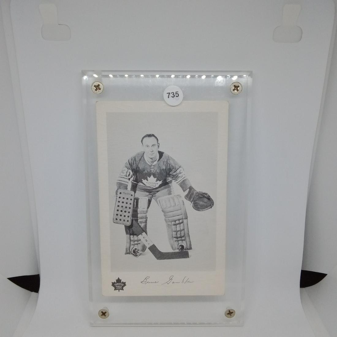 bruce gamble maple leafs photo cards in acrylic holder: bruce gamble maple leafs photo cards in acrylic holder