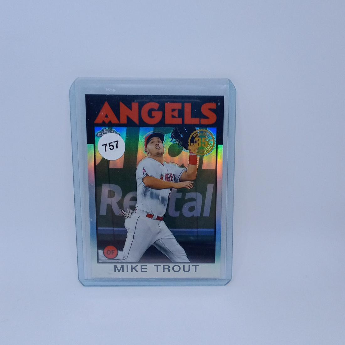 mike trout 1986 style refractor (1 of 1)