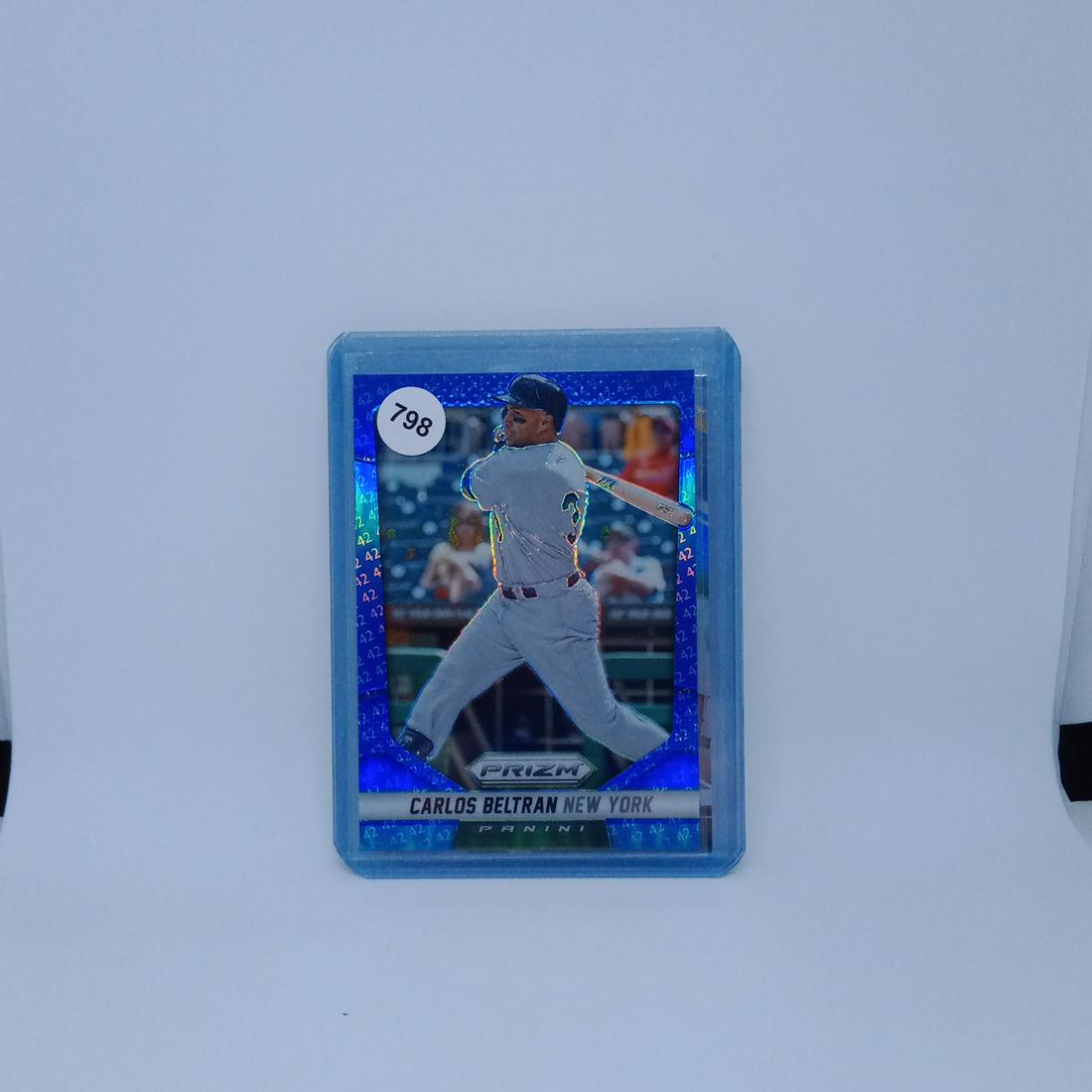 carlos beltran prizm jackie robinson "42" boder sp (1 of 1)