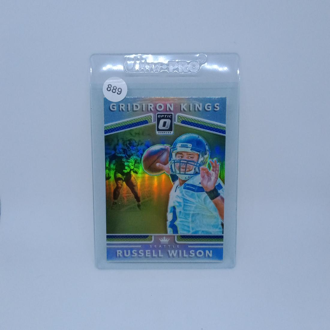 russell wilson 2017 gridiron kings silver holo prizm (1 of 1)