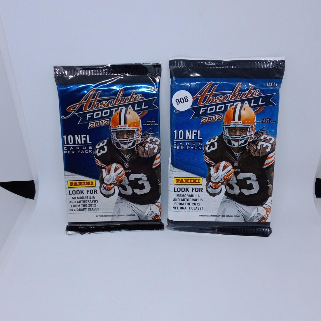 2012 absolute football sealed packs (1 of 1)