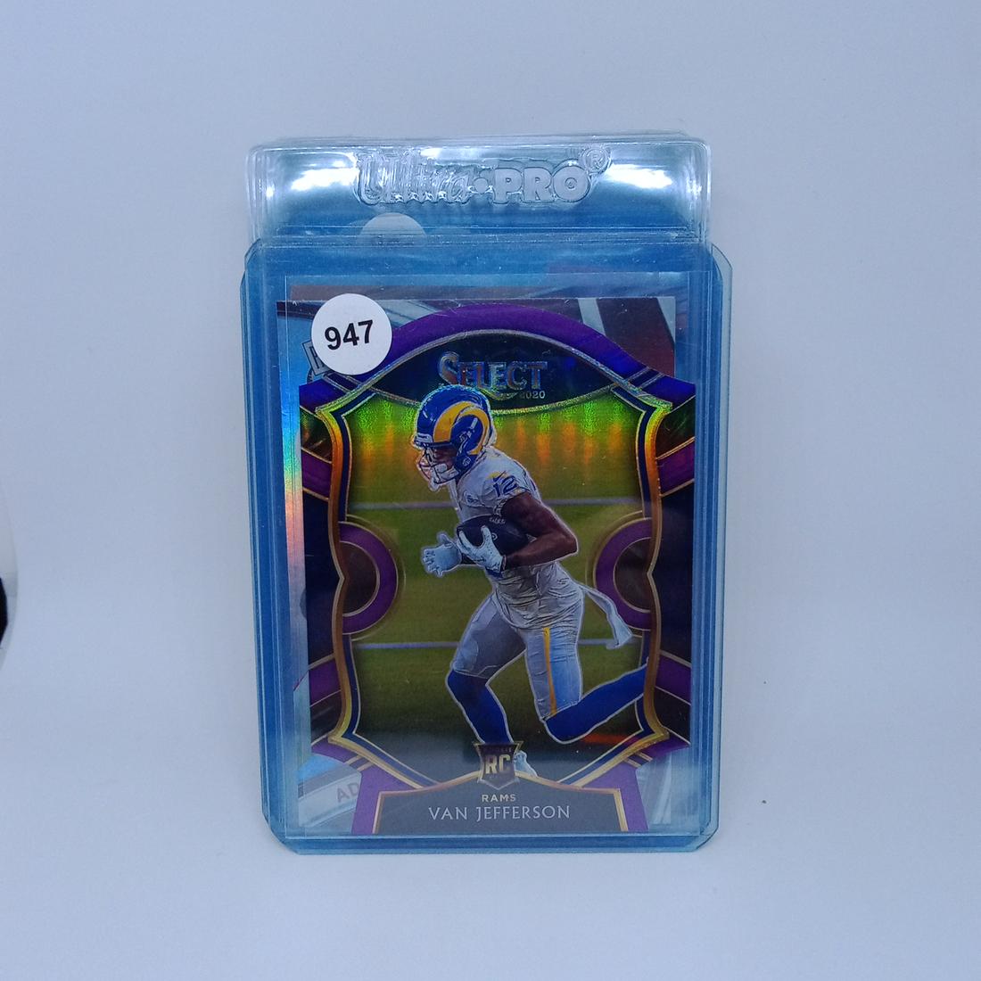 van jefferson purple select die cut rookie (1 of 1)