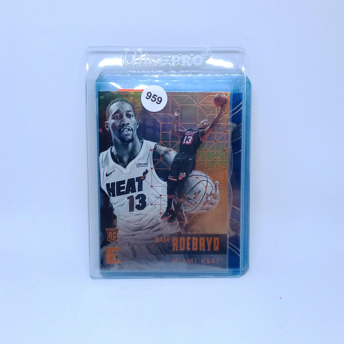 Bam Adebayo rookie card elements bronze parallel (1 of 1)