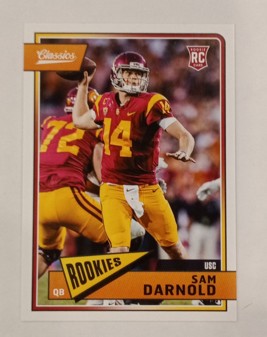 Sam darnold 2018 Panini classics rookie card (1 of 1)