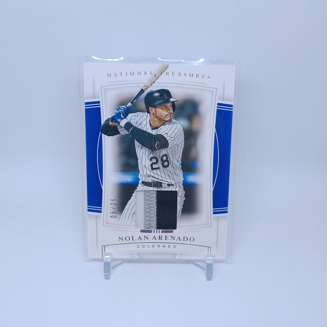 Nolan Arenado national treasures patch 05/25 (1 of 1)