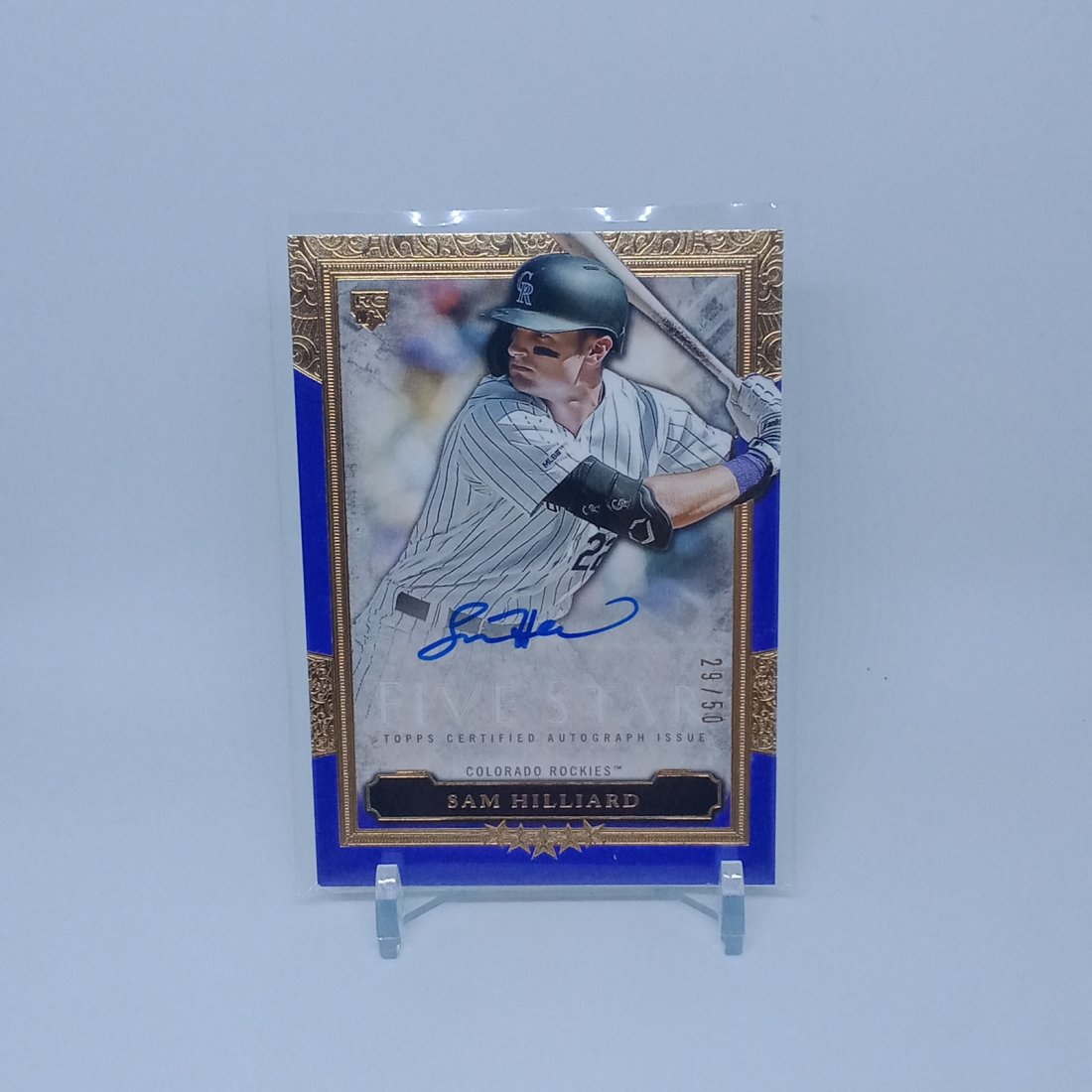 Sam Hilliard Topps 5 Star auto 29/50 (1 of 1)