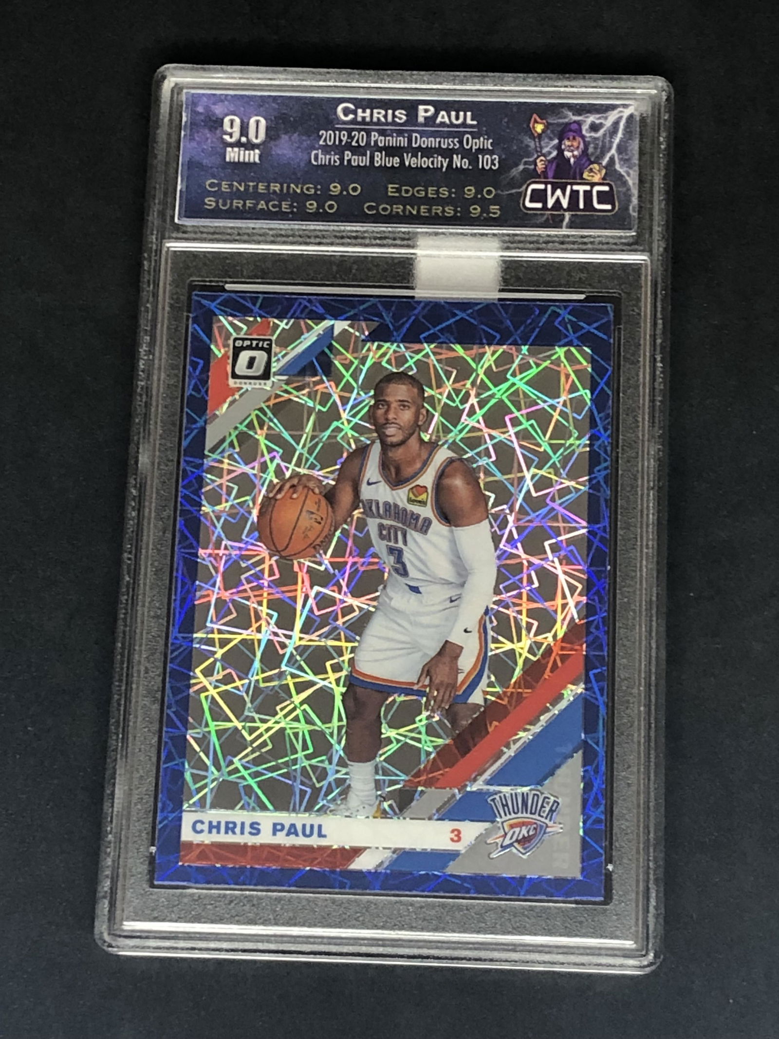 Chris Paul Panini Donruss Optic Blue Velocity CWTC 9 (1 of 1)