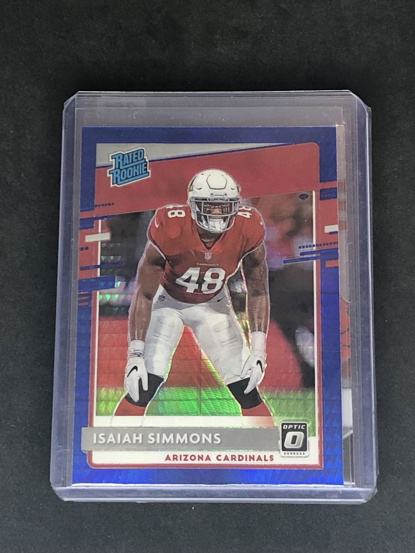 Isaiah Simmon Panini Donruss Optic Blue Rated Rookie (1 of 1)