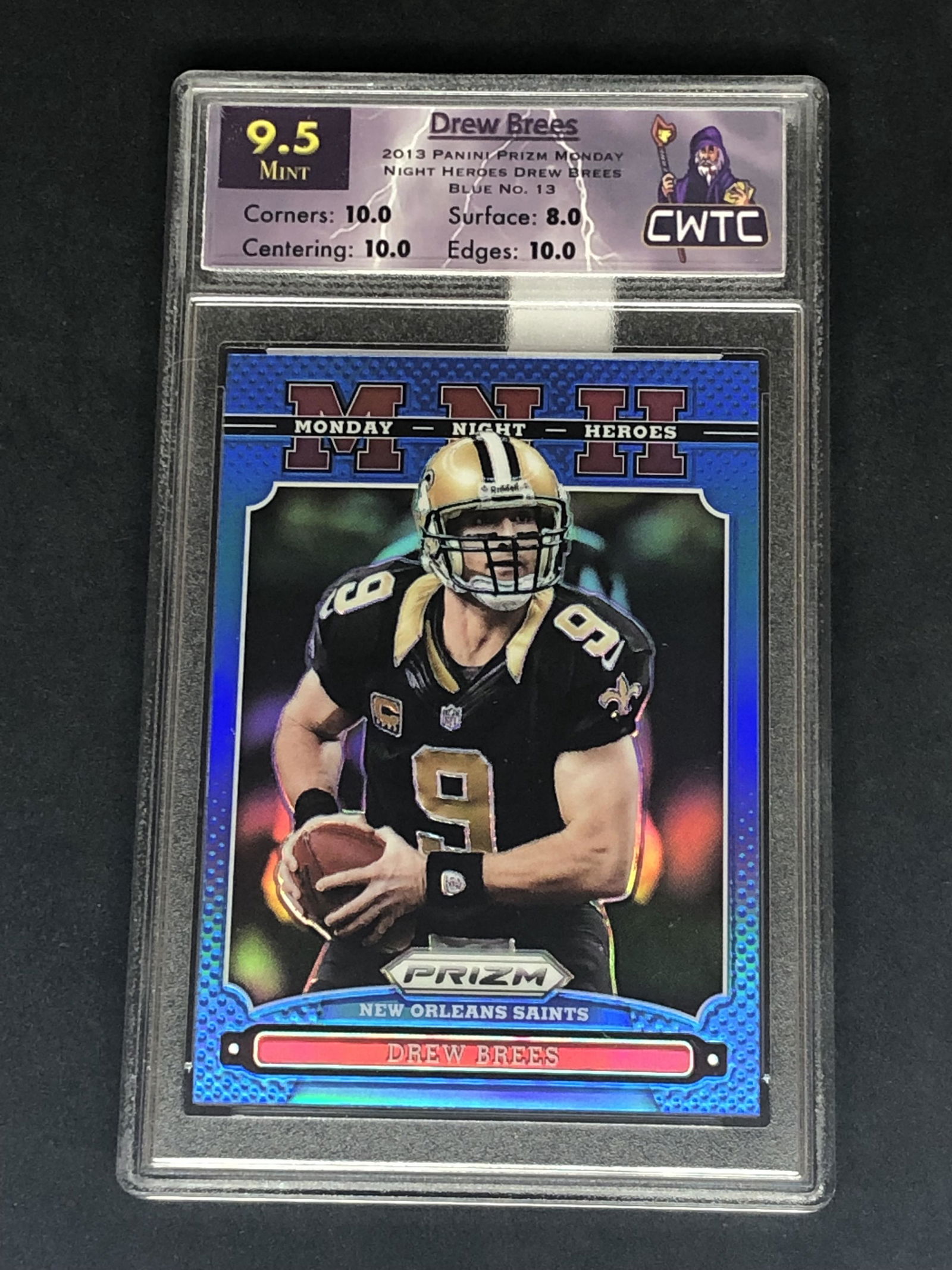 Drew Brees Panini Prizm CWTC 9.5 (1 of 1)