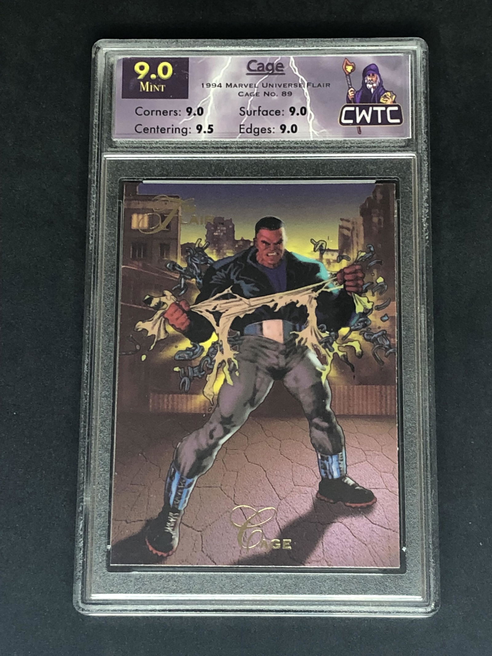 Cage Flair Marvel Universe CWTC 9 (1 of 1)